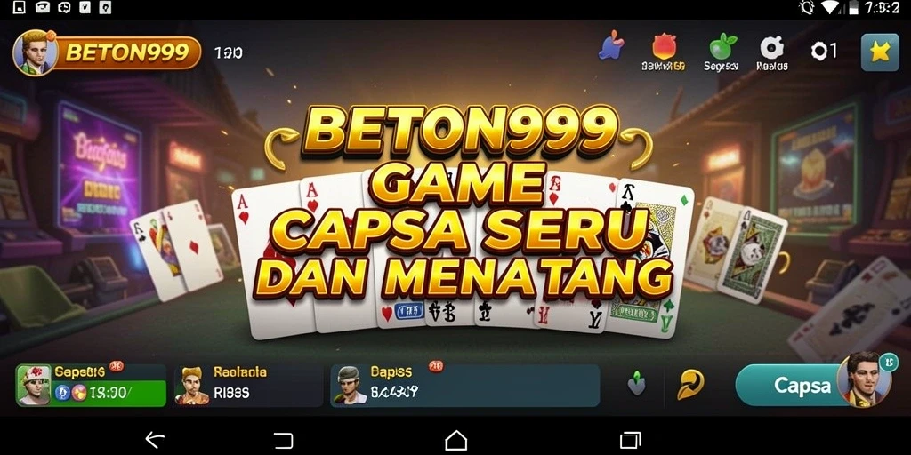 Tampilan antarmuka BETON999 yang memukau dan interaktif.