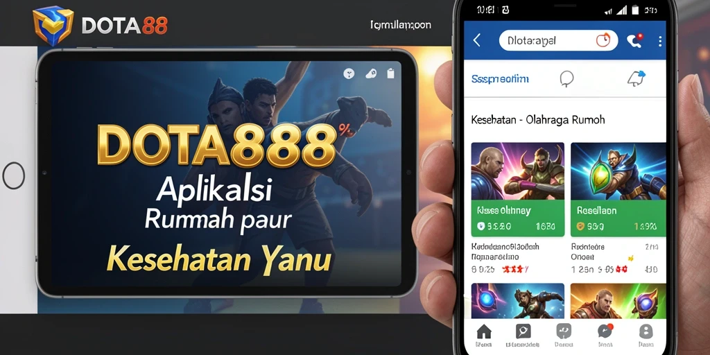 Tampilan antarmuka aplikasi DOTA88 yang intuitif dan menarik.