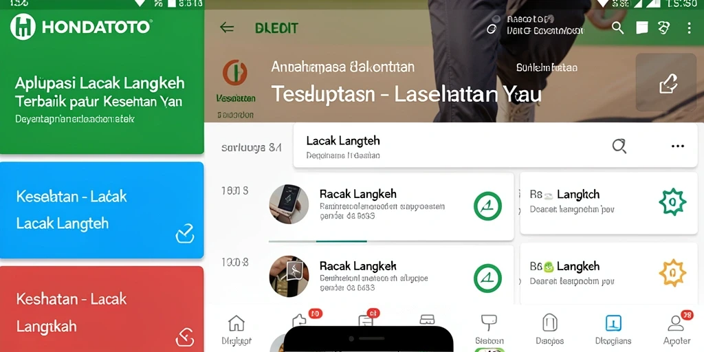 Tampilan antarmuka HONDATOTO yang sederhana dan informatif.